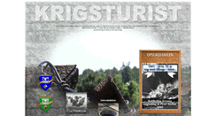 Desktop Screenshot of krigsturist.dk