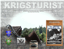 Tablet Screenshot of krigsturist.dk